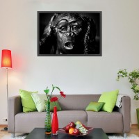 Prigo Hayvanlar Serisi Maymun 50x70 cm Dijital Baskı Kanvas Tablo