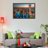 Prigo Şehir Manzaraları Serisi Dubai 50x70 cm Dijital Baskı Kanvas Tablo