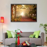 Prigo Doğa Manzaraları Serisi Ağaçlı Yol 50x70 cm Dijital Baskı Kanvas Tablo