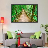 Prigo Doğa Manzaraları Serisi Köprü-2 50x70 cm Dijital Baskı Kanvas Tablo