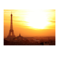 Prigo Şehir Manzaraları Serisi Paris 50x70 cm Dijital Baskı Kanvas Tablo