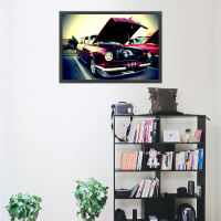 Prigo Araçlar Serisi Araba-9 70x100 cm Dijital Baskı Kanvas Tablo