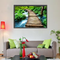 Prigo Doğa Manzaraları Serisi Nehir-4 70x100 cm Dijital Baskı Kanvas Tablo