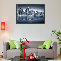 Prigo Şehir Manzaraları Serisi New York-4 70x100 cm Dijital Baskı Kanvas Tablo