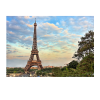 Prigo Şehir Manzaraları Serisi Paris-3 70x100 cm Dijital Baskı Kanvas Tablo