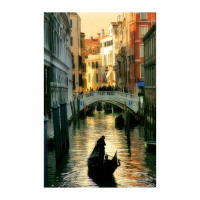 Prigo Şehir Manzaraları Serisi Venedik-3 70x100 cm Dijital Baskı Kanvas Tablo